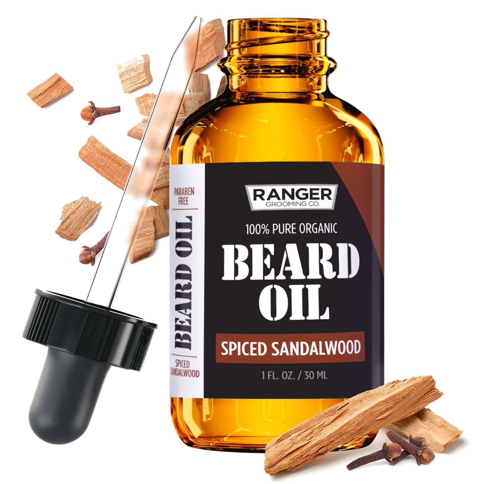 Foto 2 pulgar | Aceite Para Barba Y Acondicionador Sin Enjuague Leven Rose Spiced Sandalwood - Venta Internacional.