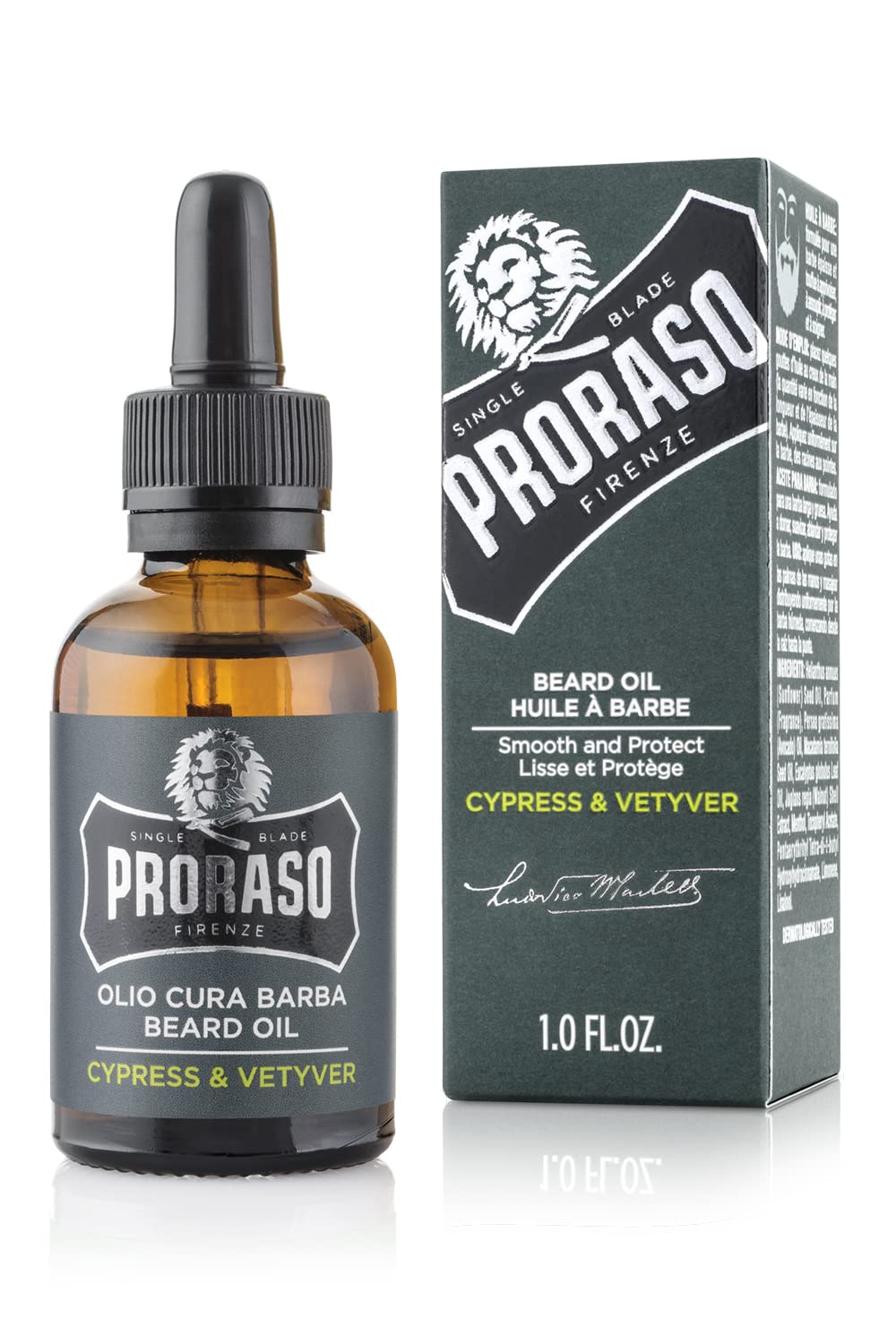 Foto 2 pulgar | Aceite Para Barba Proraso Con Aroma A Ciprés Y Vetiver, 30 Ml - Venta Internacional.