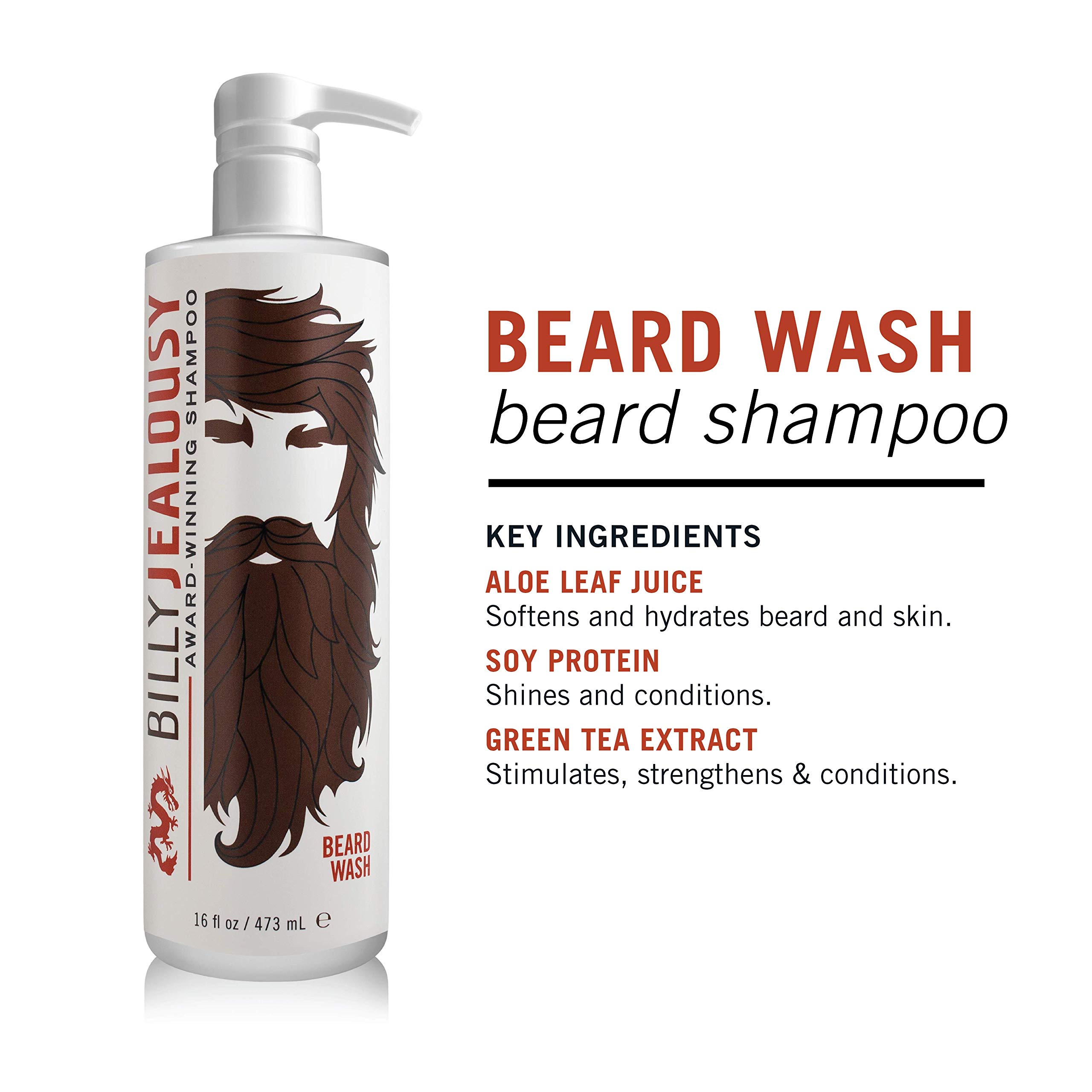 Foto 4 pulgar | Jabón Para Barba Billy Jealousy, Suave Y Manejable, Sin Encrespamiento, 480 Ml - Venta Internacional.