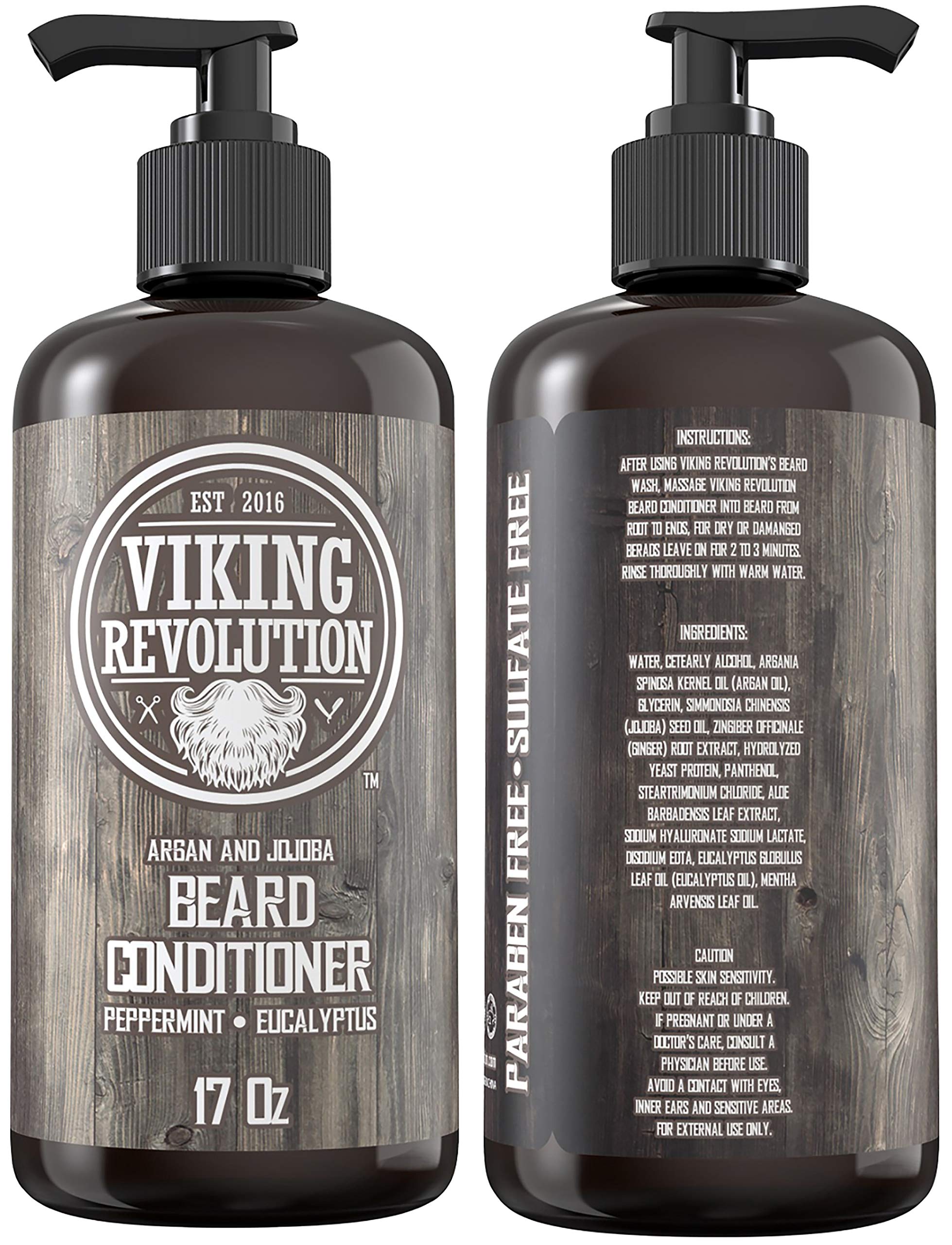 Foto 6 | Acondicionador Para Barba Viking Revolution Con Aceites De Argán Y Jojoba, 500 Ml - Venta Internacional.