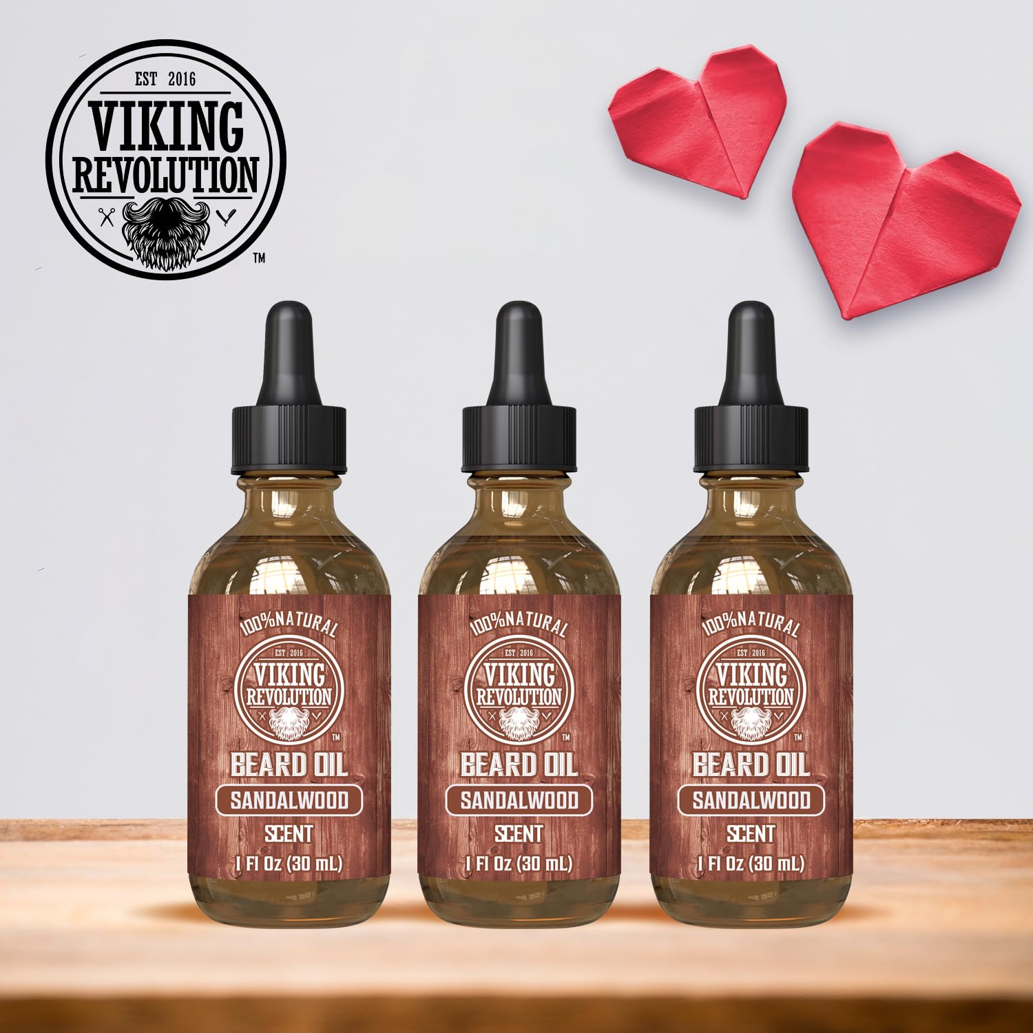 Foto 3 pulgar | Aceite Para Barba Viking Revolution De Sándalo Con Argán Y Jojoba, Paquete De 3 - Venta Internacional.