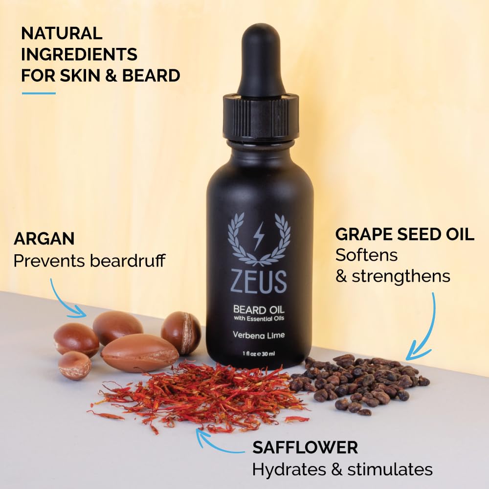 Foto 3 pulgar | Aceite Para Barba Zeus, Acondicionador Natural Para Barba Y Bigote, 30 Ml - Venta Internacional.