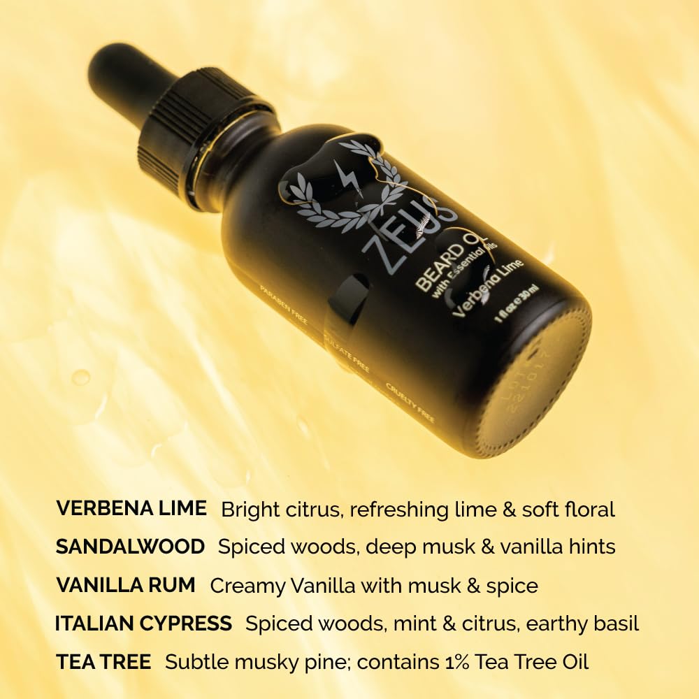 Foto 7 pulgar | Aceite Para Barba Zeus, Acondicionador Natural Para Barba Y Bigote, 30 Ml - Venta Internacional.