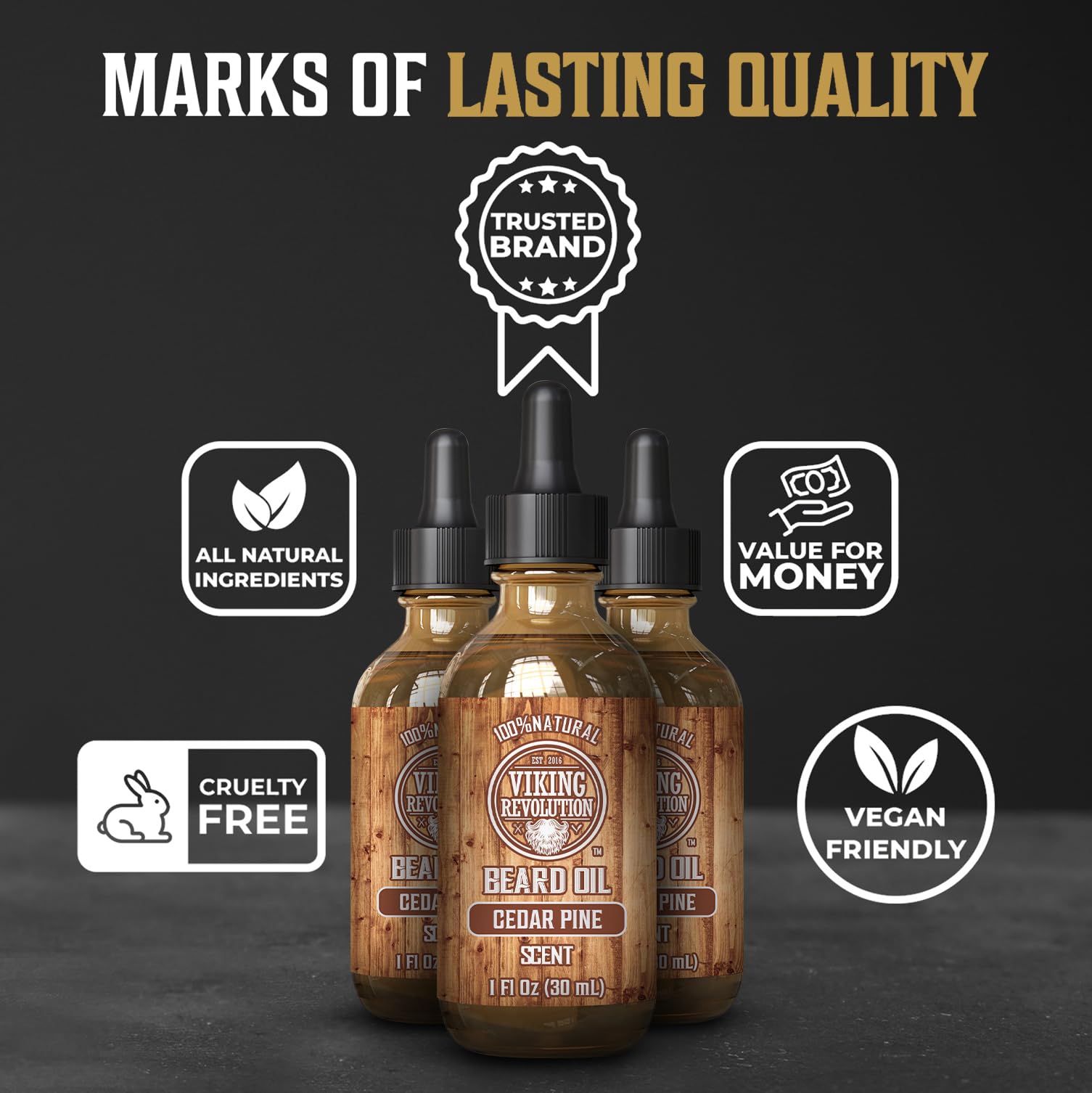 Foto 6 pulgar | Aceite Para Barba Viking Revolution Natural De Argán Y Jojoba, 90 Ml, Paquete De 3 - Venta Internacional.