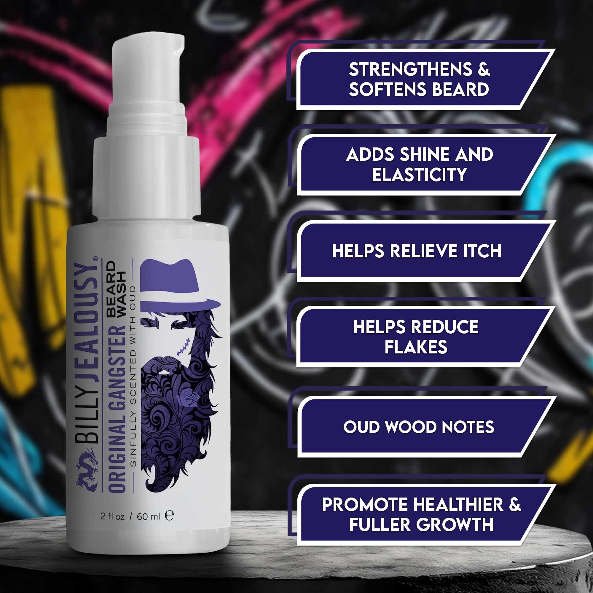 Foto 4 pulgar | Aceite Para Barba Billy Jealousy Original Gangster 60 Ml Para Hombre - Venta Internacional.