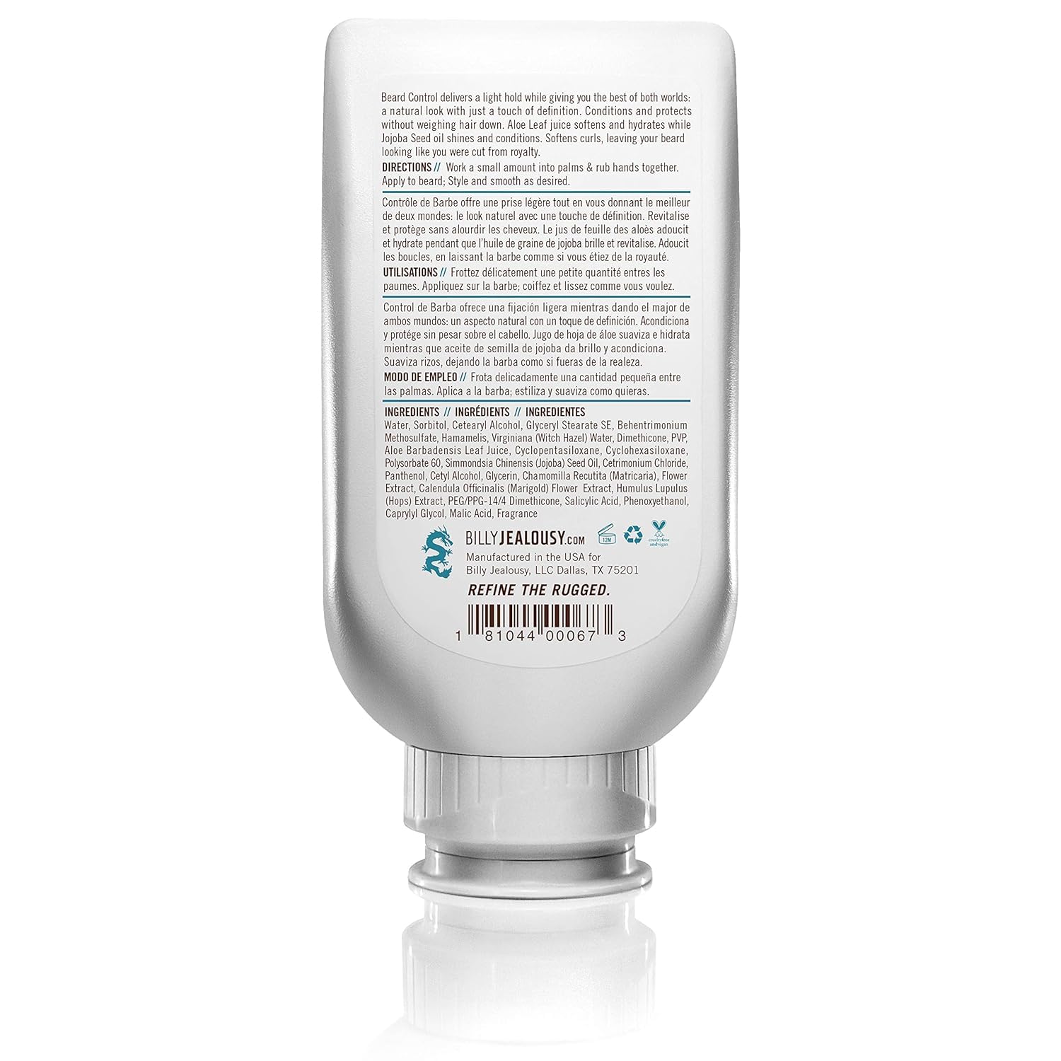 Foto 7 pulgar | Acondicionador Para Barba Billy Jealousy Original Beard Control 240 Ml - Venta Internacional.