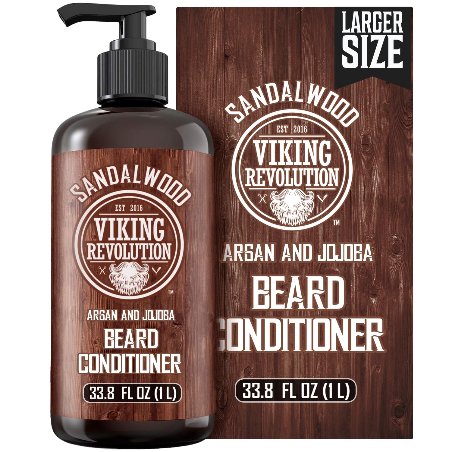 Foto 2 pulgar | Acondicionador De Barba Viking Revolution Sandalwood 1l Para Hombre - Venta Internacional.