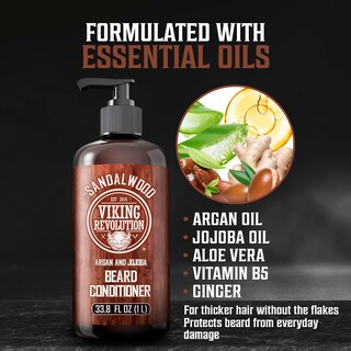 Foto 3 | Acondicionador De Barba Viking Revolution Sandalwood 1l Para Hombre - Venta Internacional.