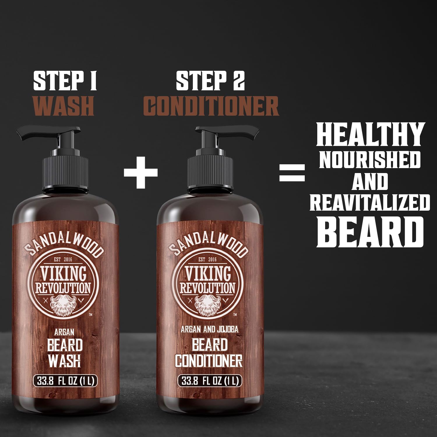 Foto 7 pulgar | Acondicionador De Barba Viking Revolution Sandalwood 1l Para Hombre - Venta Internacional.