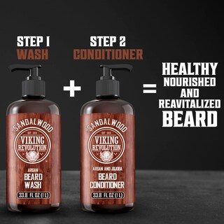 Foto 6 | Acondicionador De Barba Viking Revolution Sandalwood 1l Para Hombre - Venta Internacional.