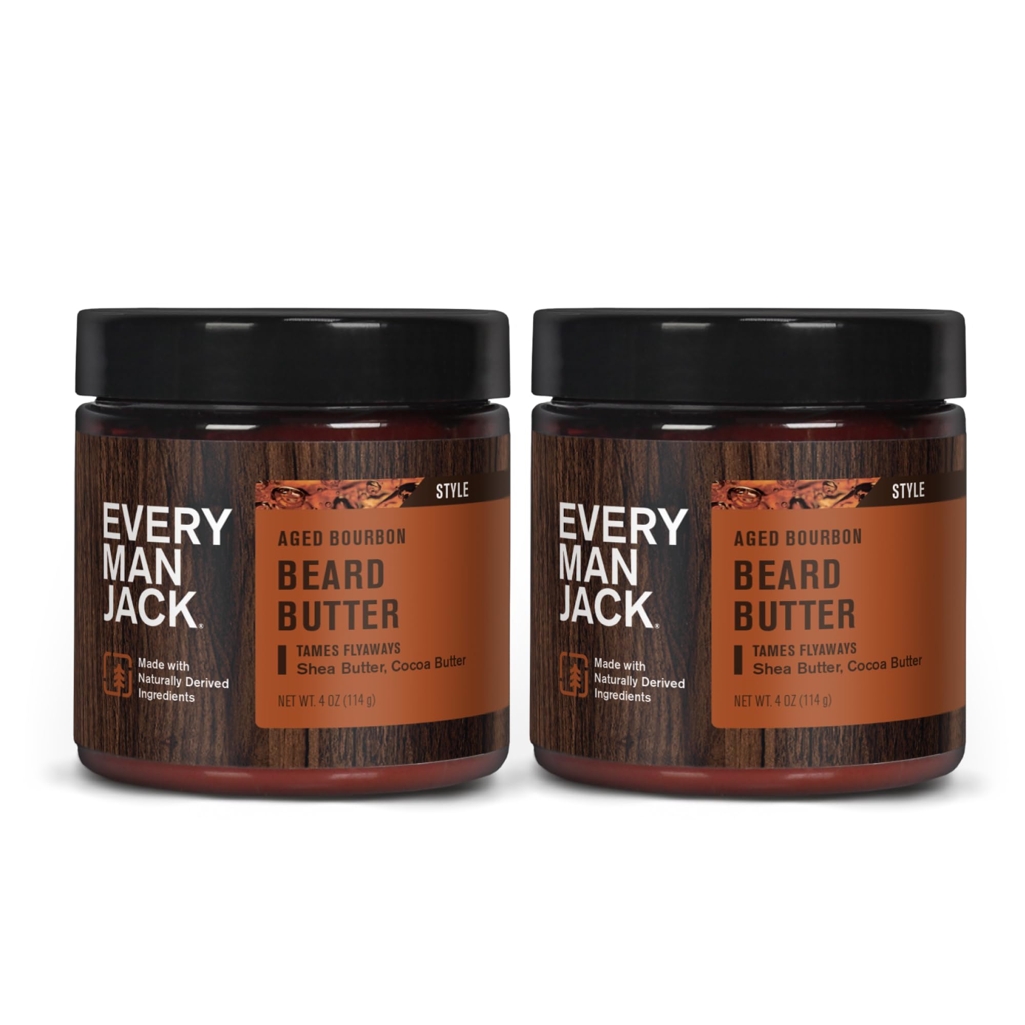 Manteca Para Barba Every Man Jack, Fragancia De Bourbon Envejecido, 120 Ml, Paquete De 2 - Venta Internacional.