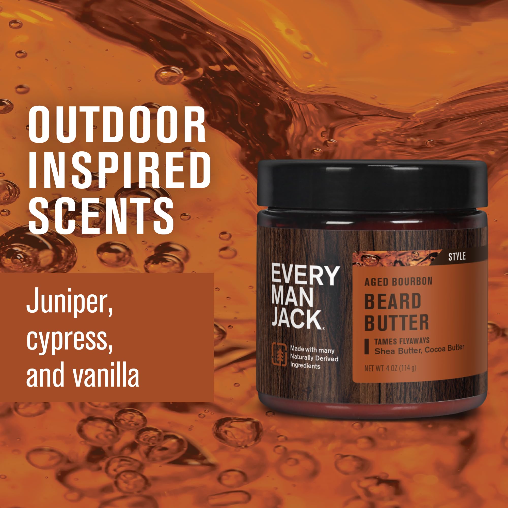 Foto 4 pulgar | Manteca Para Barba Every Man Jack, Fragancia De Bourbon Envejecido, 120 Ml, Paquete De 2 - Venta Internacional.
