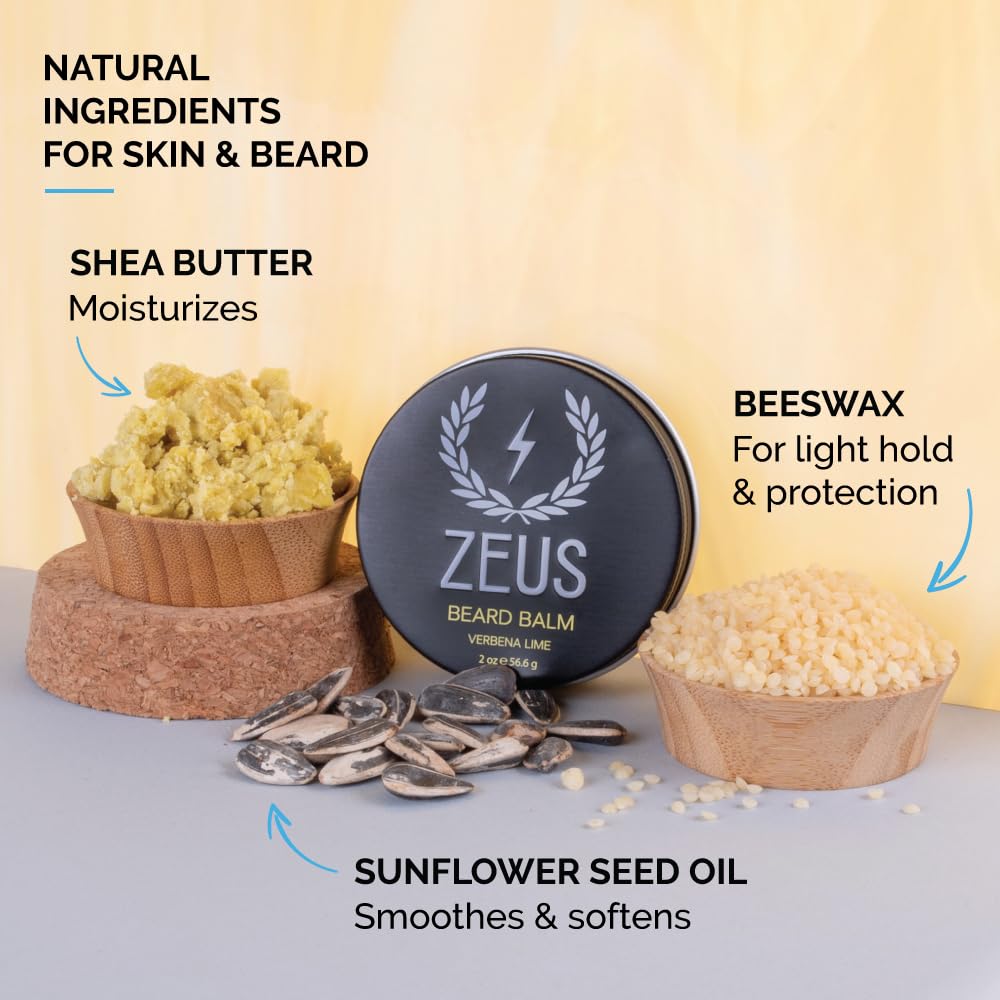 Foto 3 pulgar | Bálsamo Para Barba Zeus Natural, Cera De Abejas Y Manteca De Karité, 60 Ml, Vainilla Y Ron - Venta Internacional.