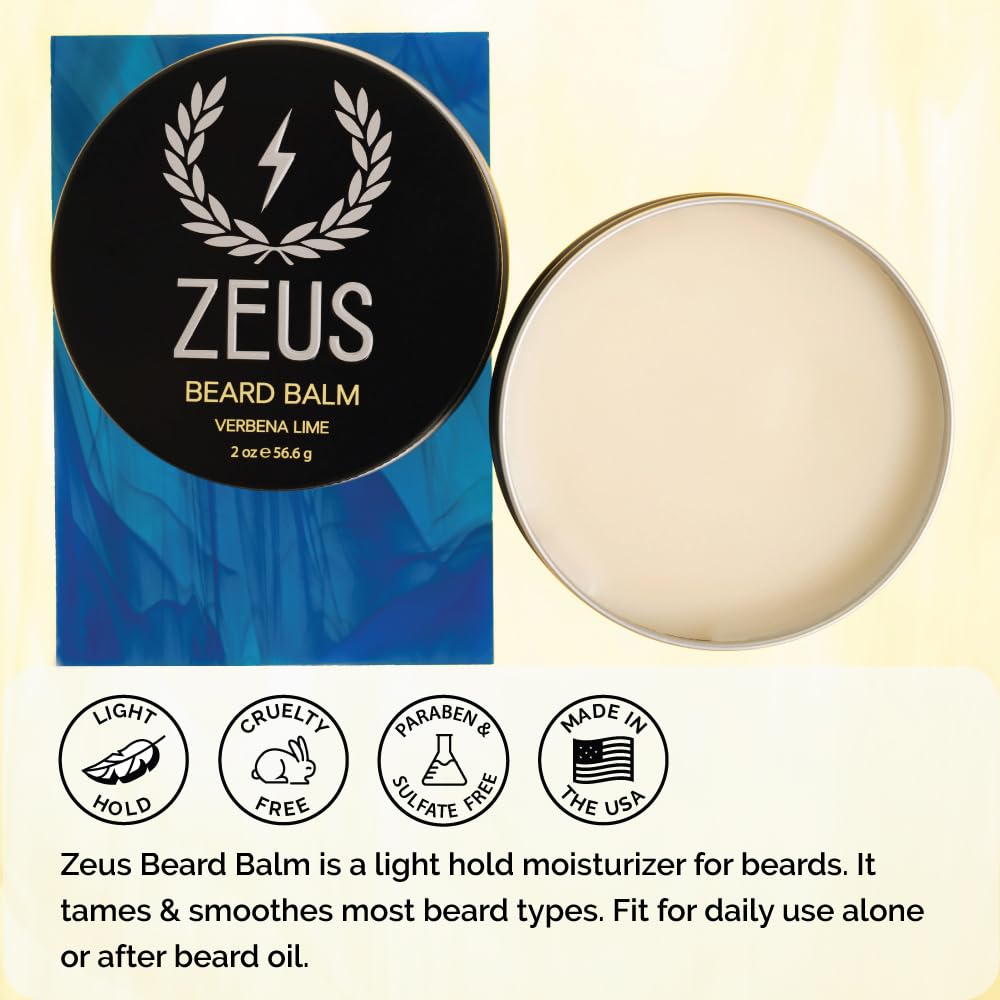 Foto 5 pulgar | Bálsamo Para Barba Zeus Natural, Cera De Abejas Y Manteca De Karité, 60 Ml, Vainilla Y Ron - Venta Internacional.