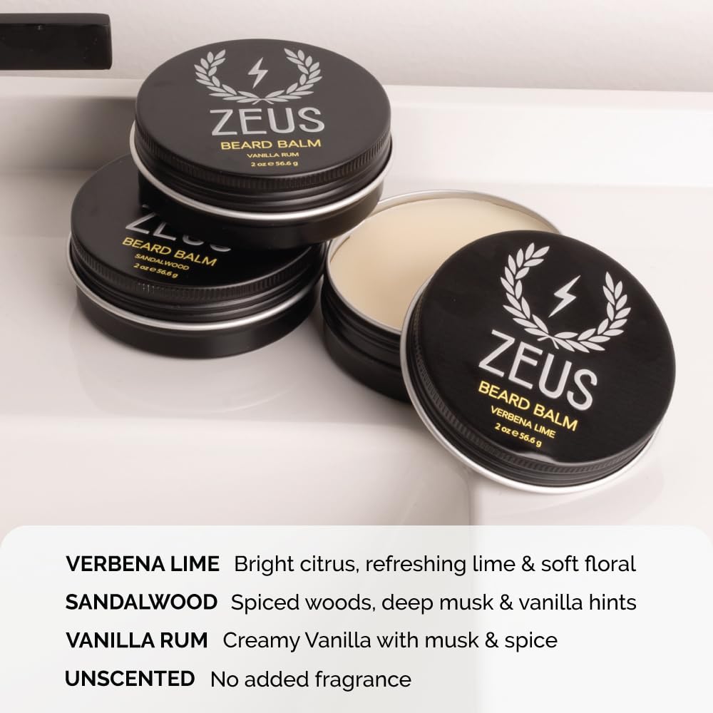 Foto 7 pulgar | Bálsamo Para Barba Zeus Natural, Cera De Abejas Y Manteca De Karité, 60 Ml, Vainilla Y Ron - Venta Internacional.