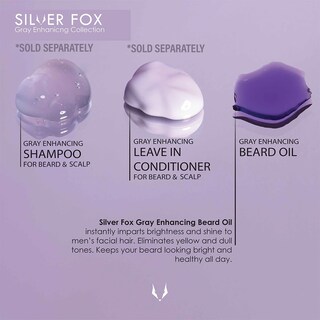 Foto 6 | Aceite Para Barba Godefroy Silver Fox Natural Para Cabellos Grises, 30 Ml - Venta Internacional.