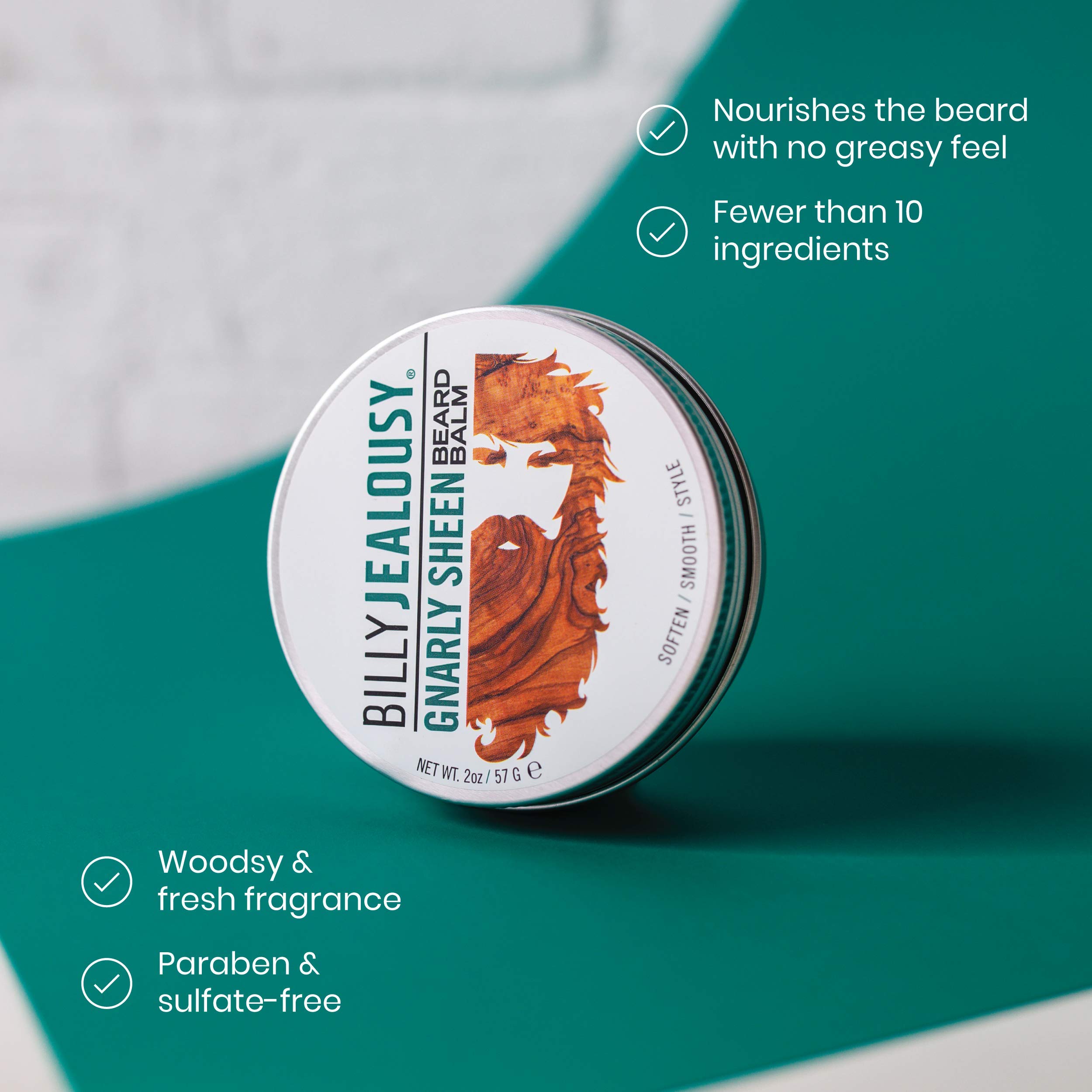 Foto 4 | Bálsamo Para Barba Billy Jealousy Gnarly Sheen Light Hold 60 Ml - Venta Internacional.
