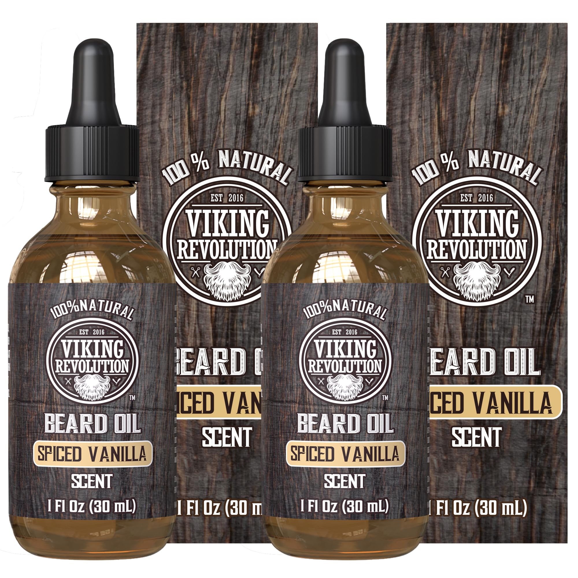 Foto 2 pulgar | Aceite Para Barba Viking Revolution Con Aroma A Vainilla Totalmente Natural Y Especiado - Venta Internacional.