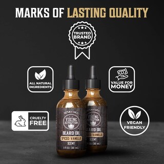 Foto 5 | Aceite Para Barba Viking Revolution Con Aroma A Vainilla Totalmente Natural Y Especiado - Venta Internacional.