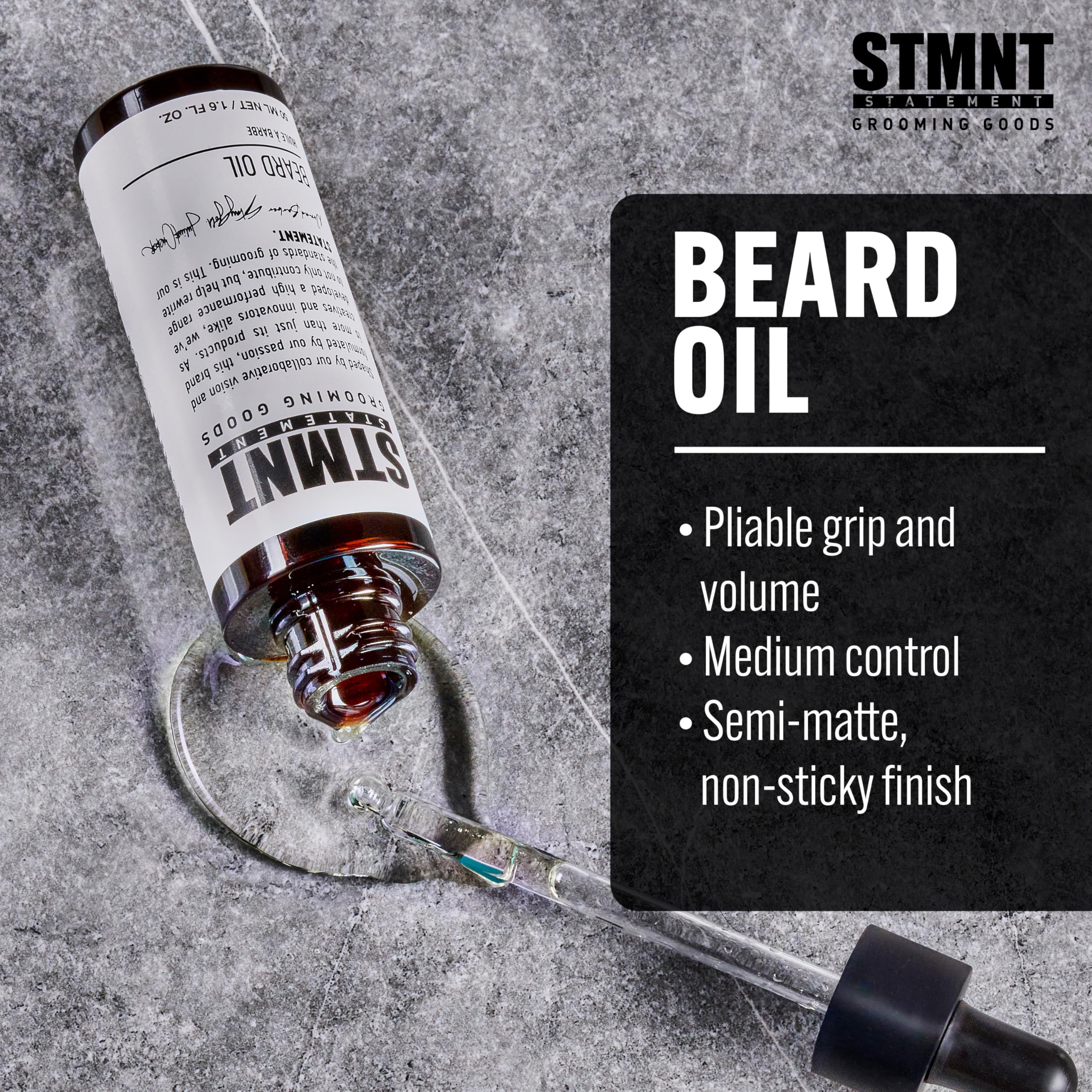 Foto 3 pulgar | Aceite Para Barba Stmnt Grooming Goods, 50 Ml, Sin Silicona - Venta Internacional.