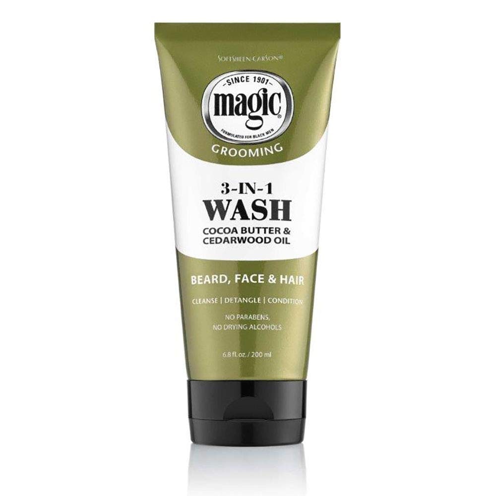 Jabón Para Barba Softsheen-carson Magic 3 En 1 Con Manteca De Cacao 200 Ml - Venta Internacional.