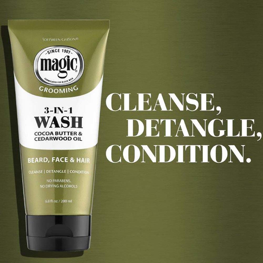 Foto 3 pulgar | Jabón Para Barba Softsheen-carson Magic 3 En 1 Con Manteca De Cacao 200 Ml - Venta Internacional.