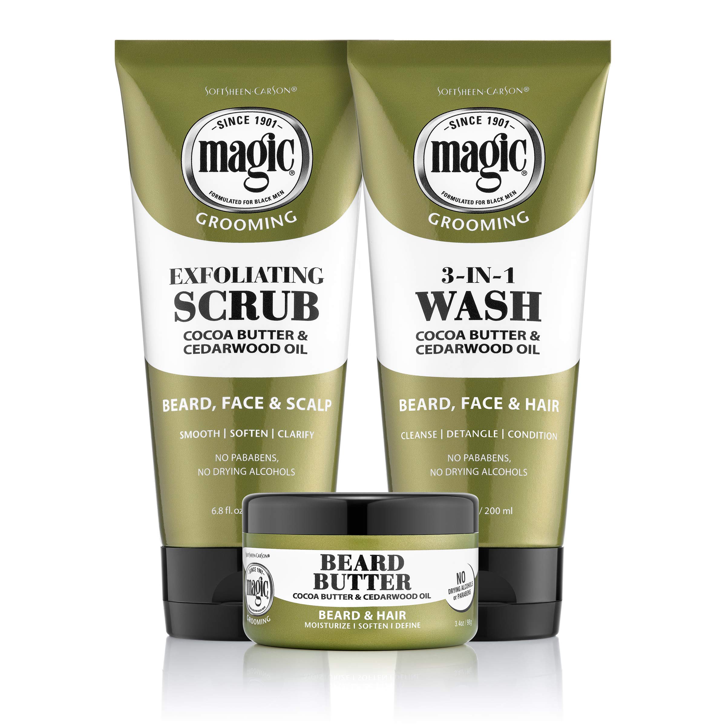 Foto 4 pulgar | Jabón Para Barba Softsheen-carson Magic 3 En 1 Con Manteca De Cacao 200 Ml - Venta Internacional.