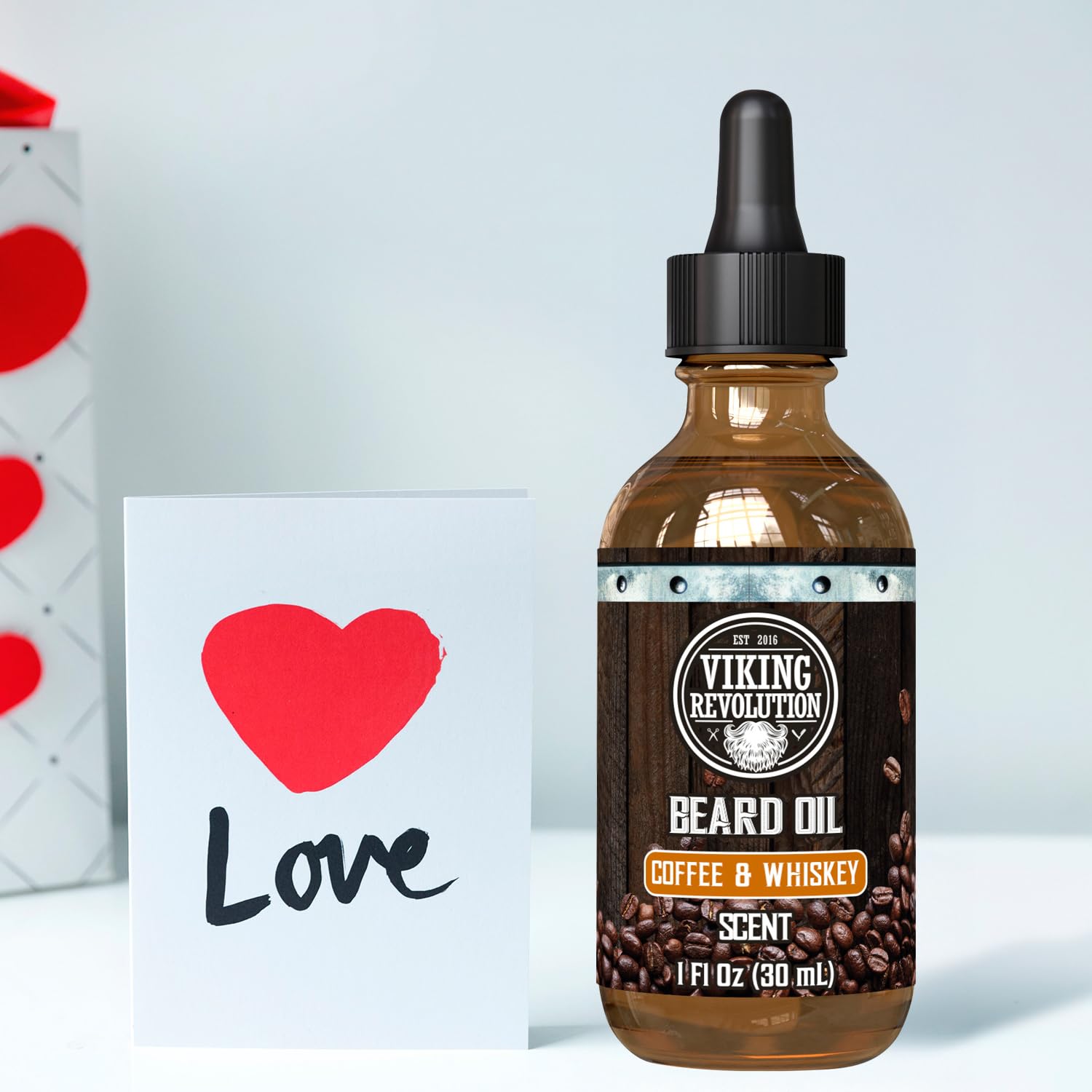Foto 3 pulgar | Whisky De Café Beard Oil Viking Revolution Con Argán Y Jojoba - Venta Internacional.