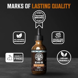 Foto 5 | Whisky De Café Beard Oil Viking Revolution Con Argán Y Jojoba - Venta Internacional.