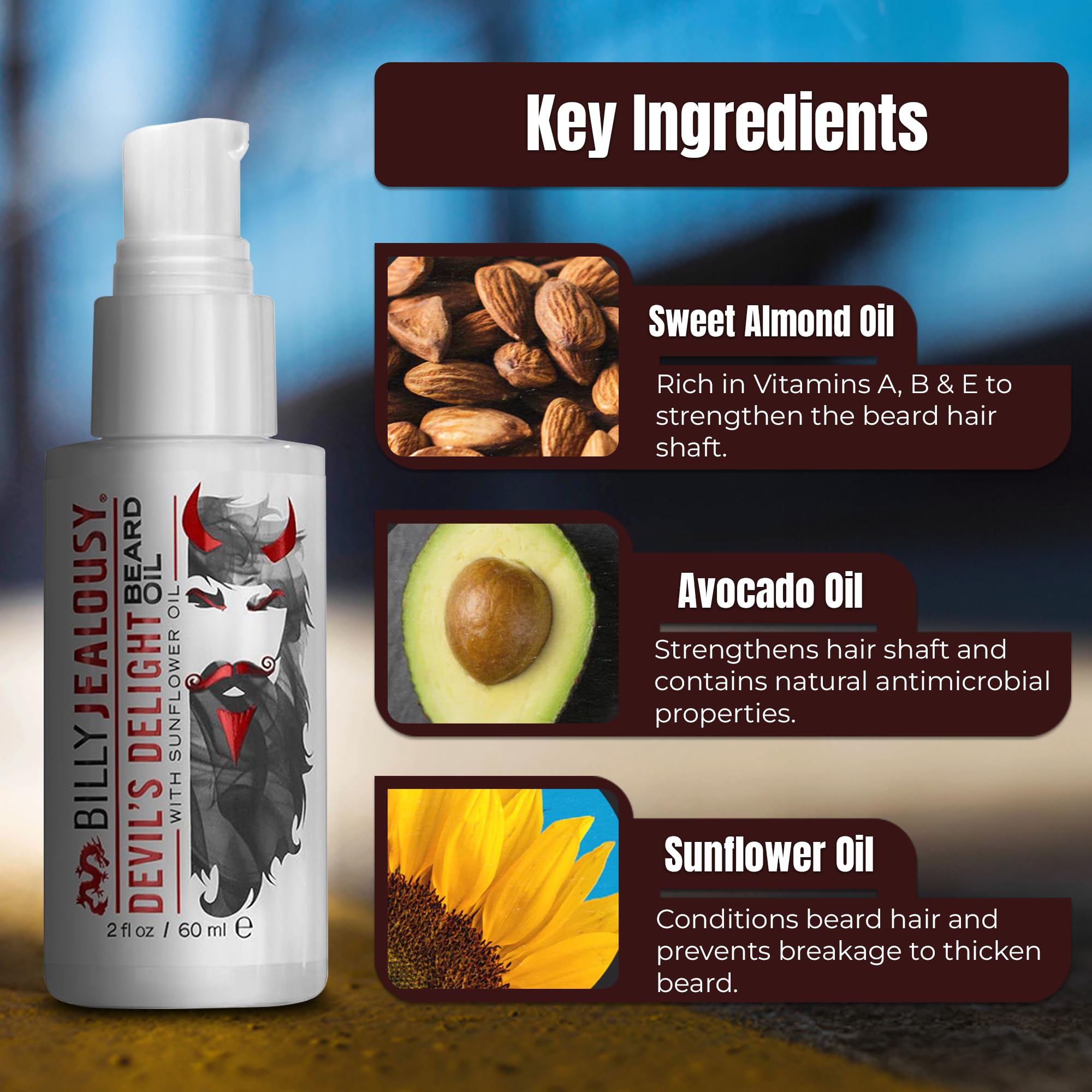 Foto 3 pulgar | Aceite Para Barba Billy Jealousy Devil's Delight 60 Ml Para Hombre - Venta Internacional.