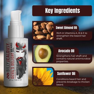 Foto 2 | Aceite Para Barba Billy Jealousy Devil's Delight 60 Ml Para Hombre - Venta Internacional.