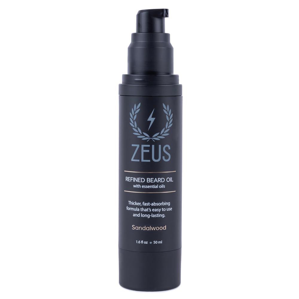 Foto 2 pulgar | Aceite Para Barba Zeus Refined Leave In Acondicionador De Madera De Sándalo, 50 Ml - Venta Internacional.