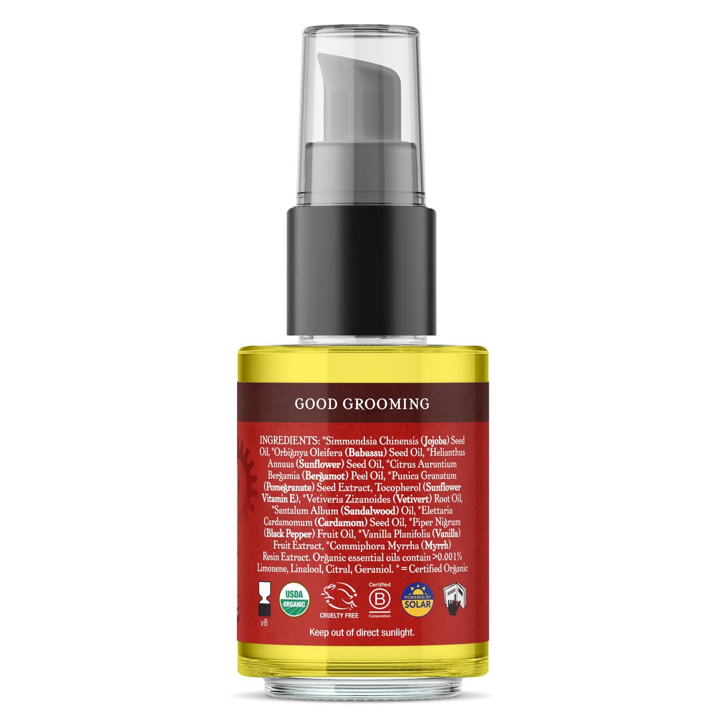Foto 3 pulgar | Aceite Para Barba Badger Organic 30 Ml - Venta Internacional.
