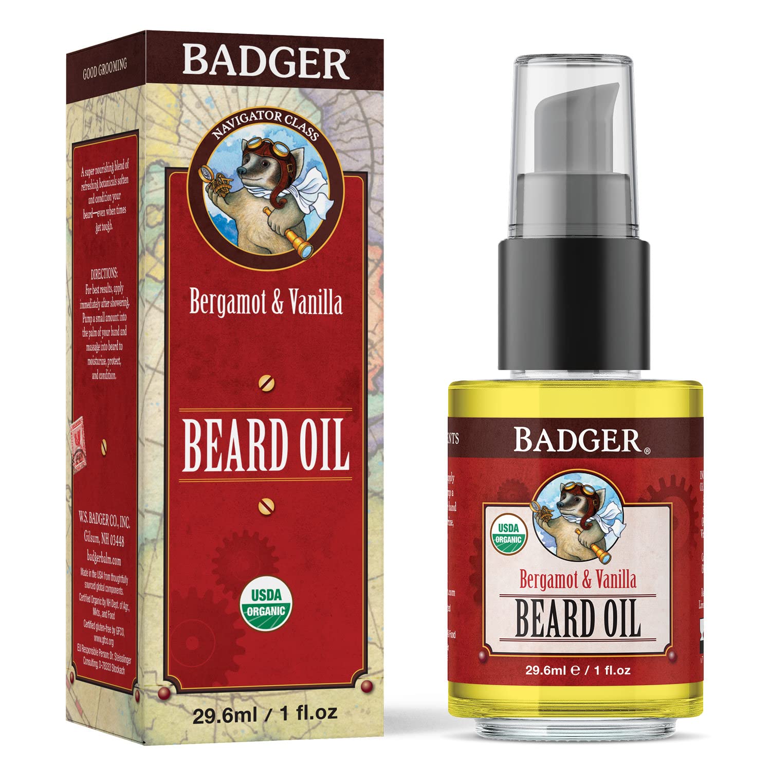 Foto 3 | Aceite Para Barba Badger Organic 30 Ml - Venta Internacional.