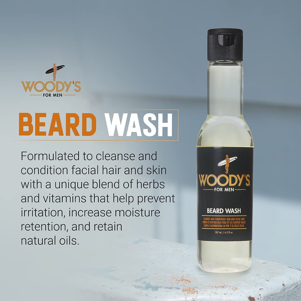 Foto 6 pulgar | Jabón Para Barba Woody's Energizing Cleansing Acondiciona 185 Ml - Venta Internacional.