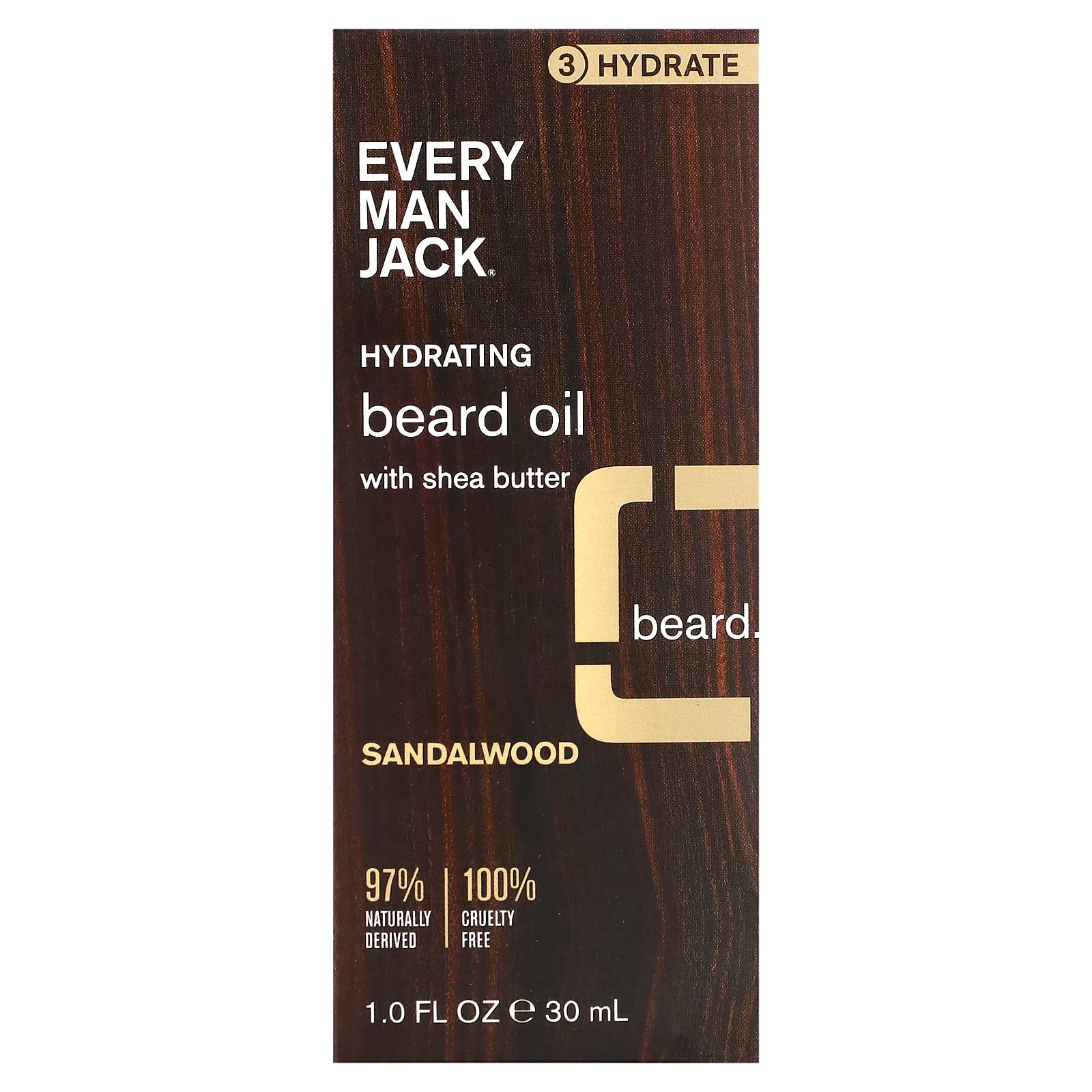 Foto 3 pulgar | Aceite Para Barba Every Man Jack, Fragancia De Sándalo, 30 Ml - Venta Internacional.