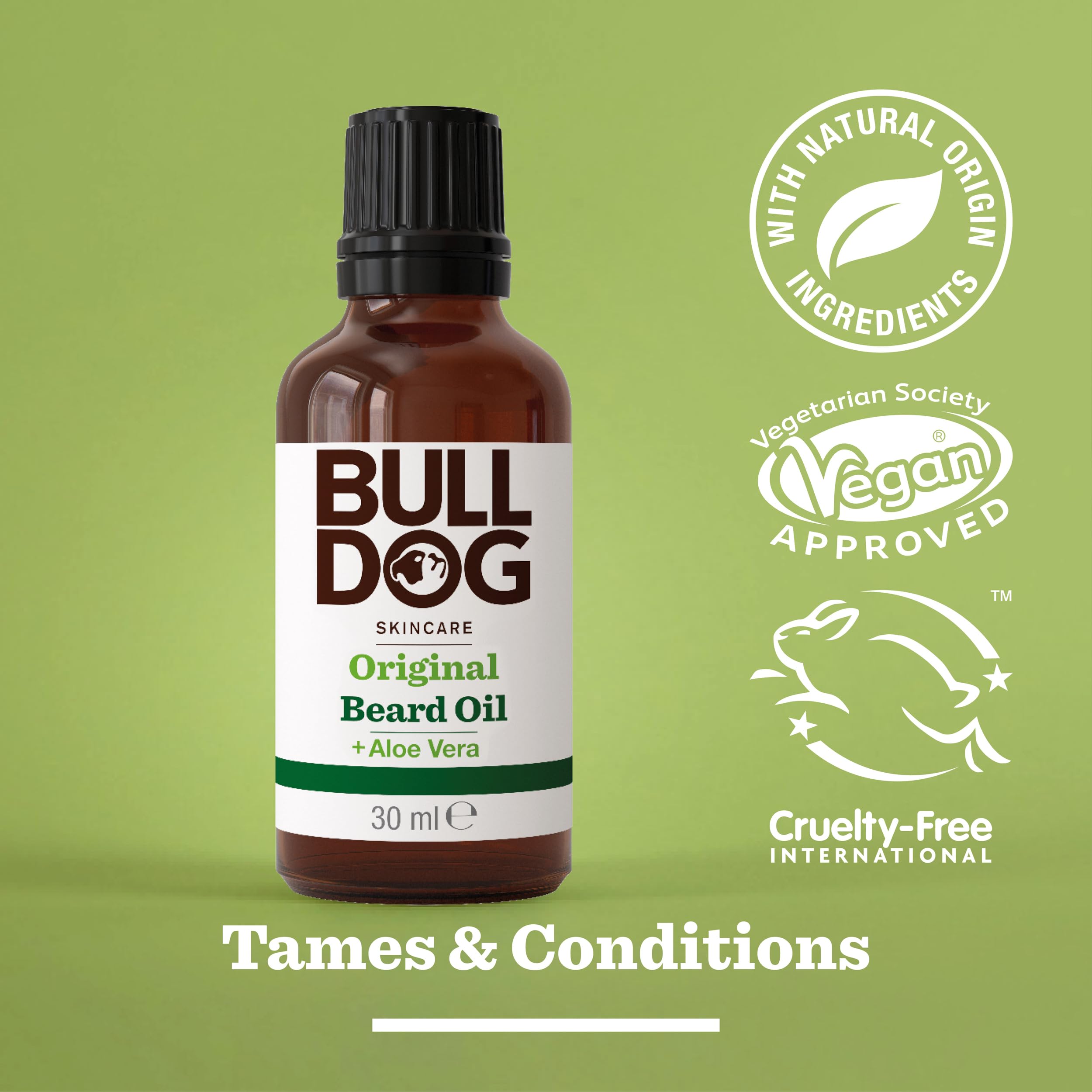 Foto 4 pulgar | Aceite Para Barba Bulldog Grooming Original Tames And Conditions, 30 Ml - Venta Internacional.