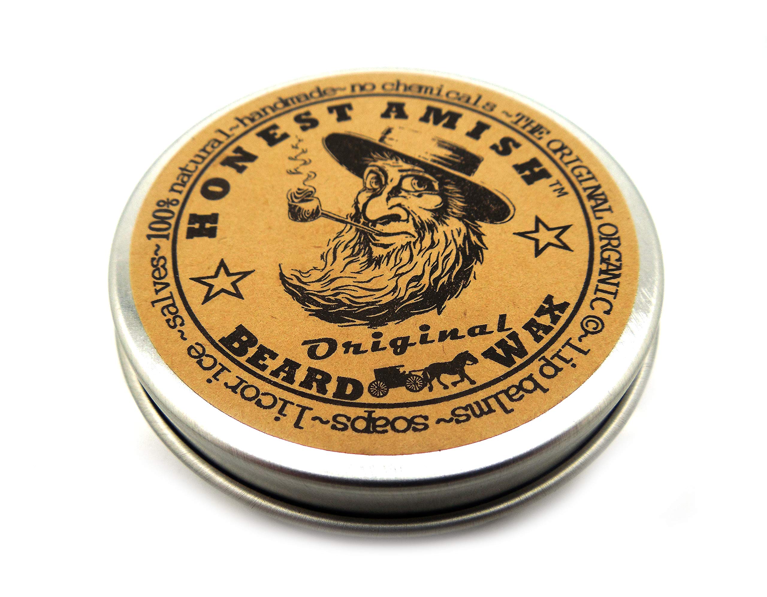 Foto 2 pulgar | Cera Para Barba Honest Amish Original, Totalmente Natural Y Orgánica, 60 Ml - Venta Internacional.
