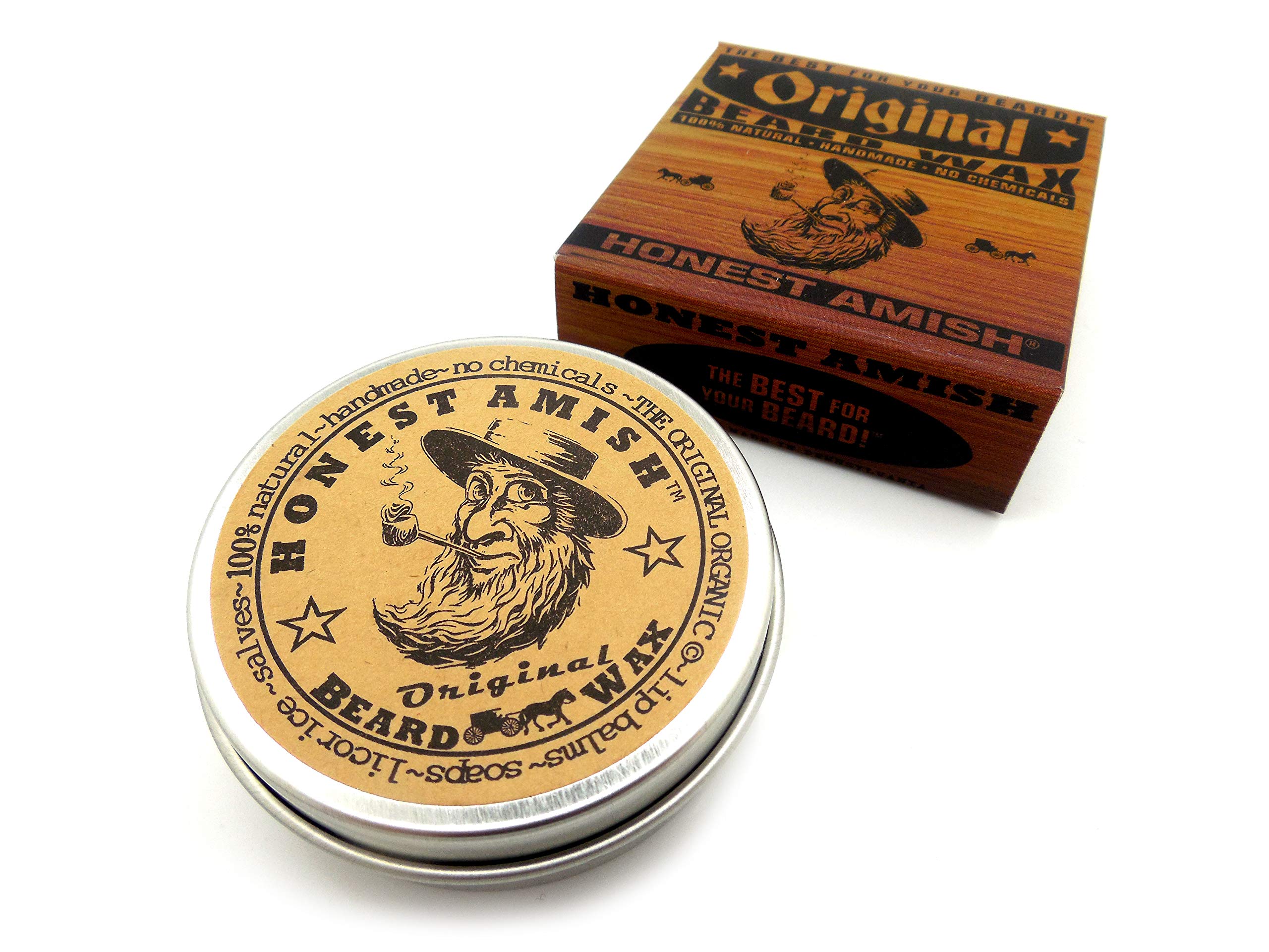 Foto 4 pulgar | Cera Para Barba Honest Amish Original, Totalmente Natural Y Orgánica, 60 Ml - Venta Internacional.