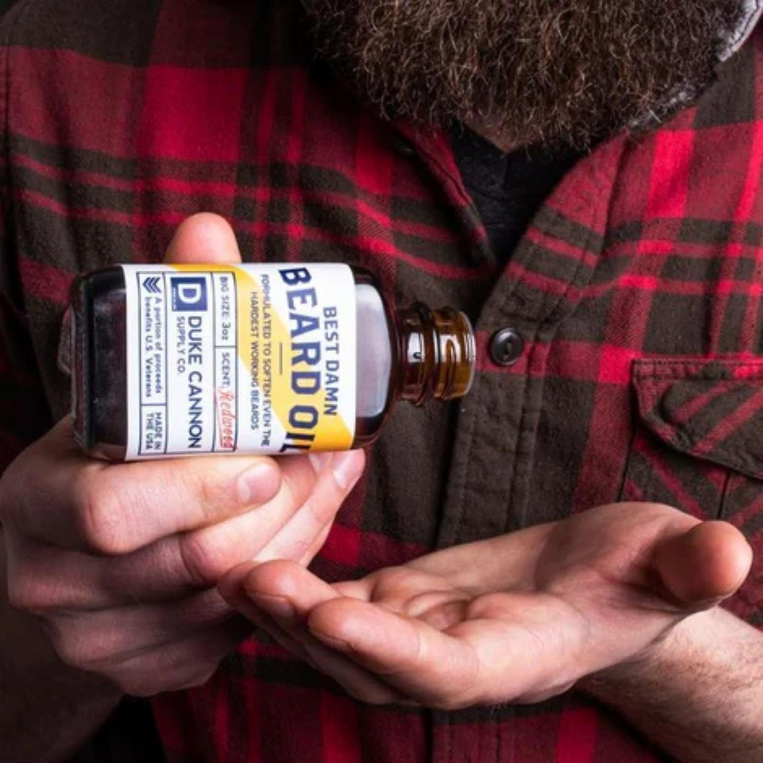 Foto 6 pulgar | Aceite Para Barba Duke Cannon Beast Damn  Tamaño 3 Veces  90 Ml  Aroma A Secoya - Venta Internacional.