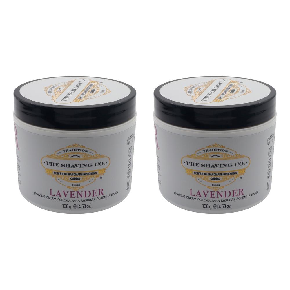 The Shaving Co Kit X 2 Crema Para Afeitar Lavanda Cream