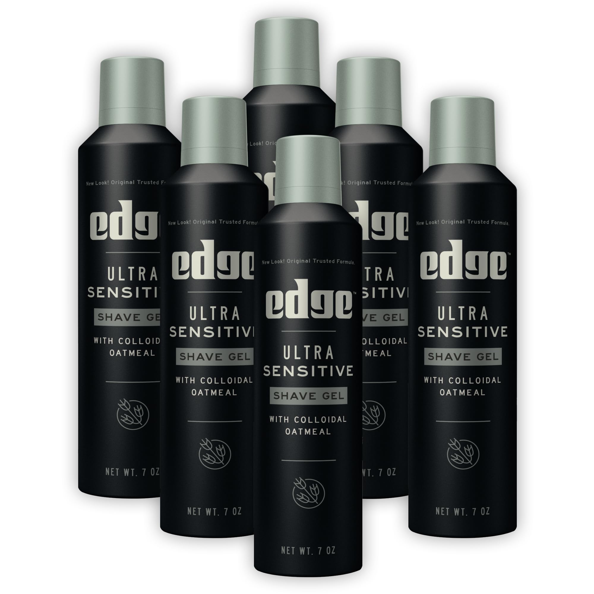 Foto 2 pulgar | Gel De Afeitar Edge Ultra Sensitive Para Hombres Con Avena Coloidal 6p - Venta Internacional.