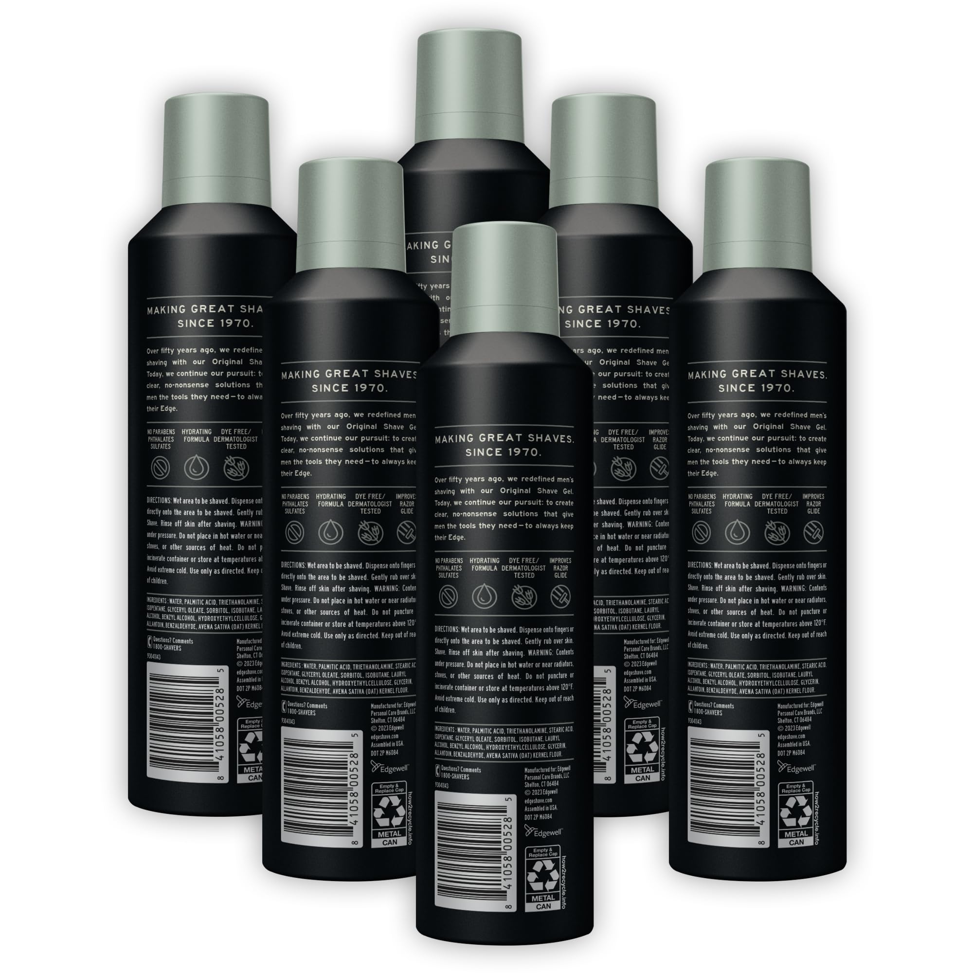 Foto 7 pulgar | Gel De Afeitar Edge Ultra Sensitive Para Hombres Con Avena Coloidal 6p - Venta Internacional.