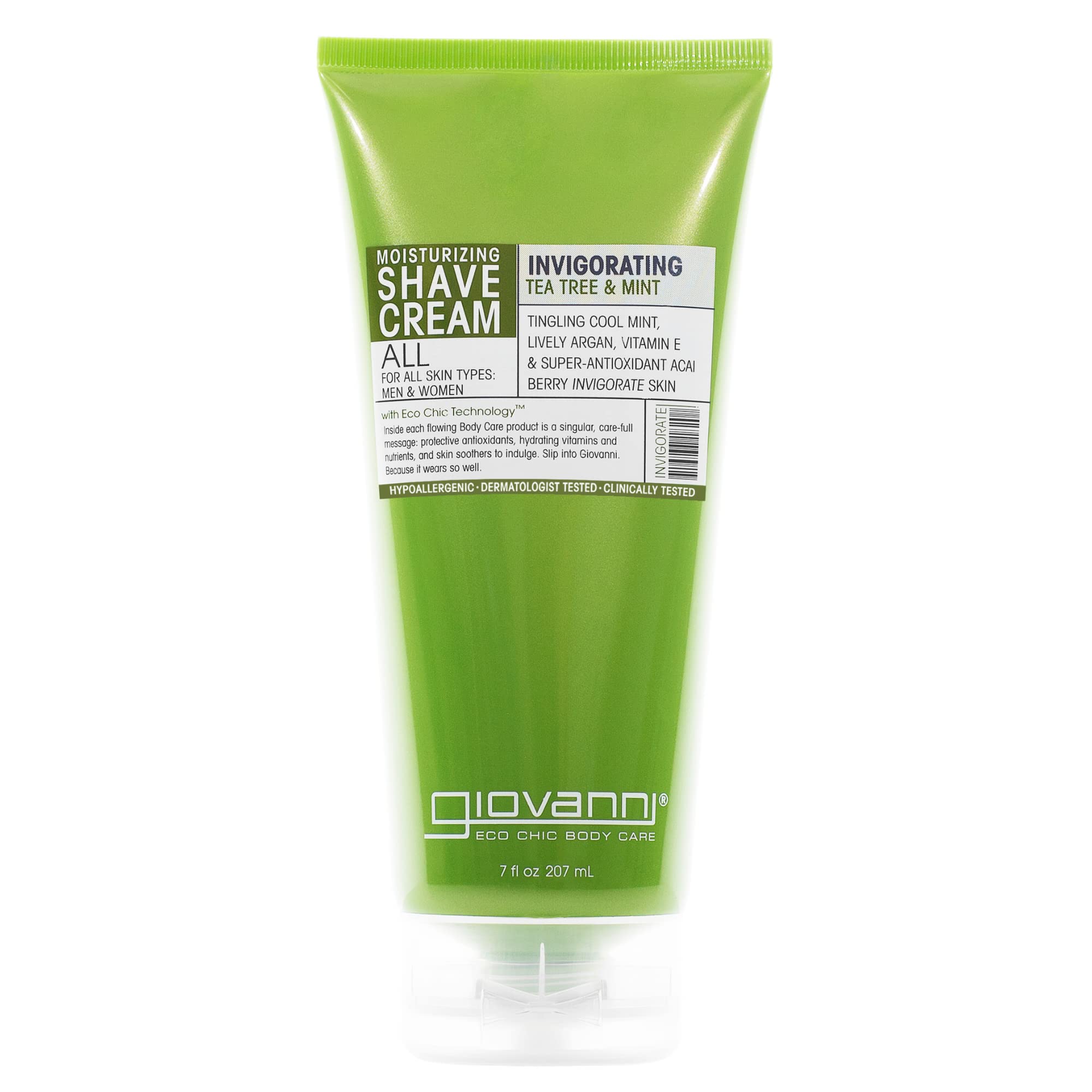 Foto 1 | Crema De Afeitar Giovanni Hidratante Árbol De Té Y Menta 200 Ml - Venta Internacional.