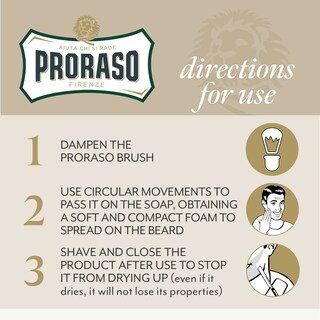 Foto 3 | Jabón De Afeitar Proraso Sensitive Skin En Cuenco 150 Ml - Venta Internacional.
