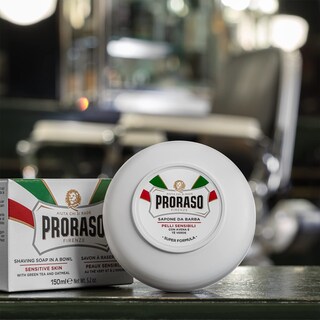 Foto 6 | Jabón De Afeitar Proraso Sensitive Skin En Cuenco 150 Ml - Venta Internacional.