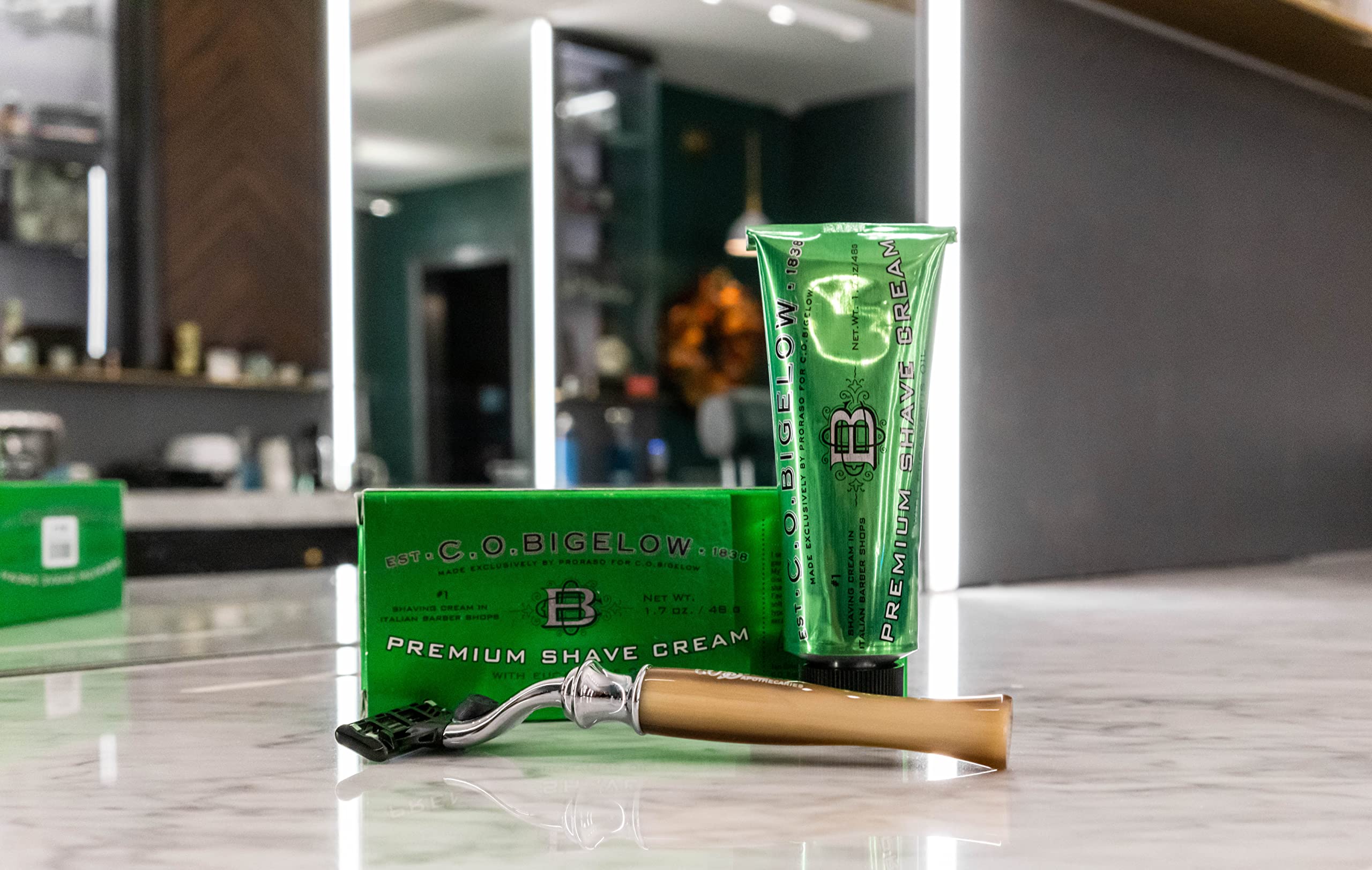 Foto 6 pulgar | Crema De Afeitar C.o. Bigelow Premium Shave 150 Ml Para Hombre - Venta Internacional.