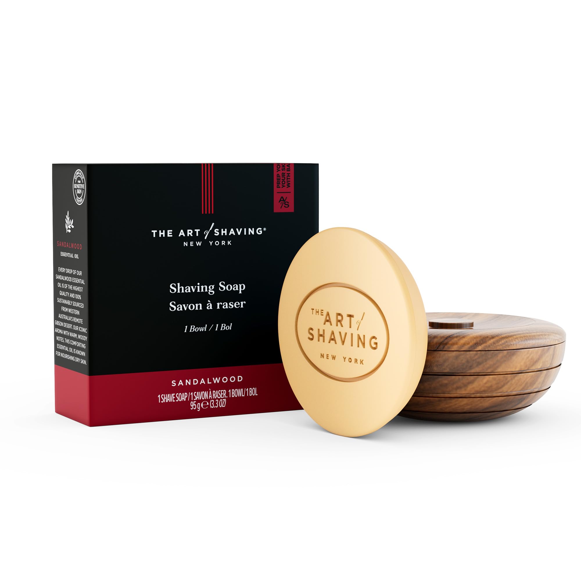 Foto 2 pulgar | Set De Jabón De Afeitar The Art Of Shaving Sandalwood 100 Ml - Venta Internacional.