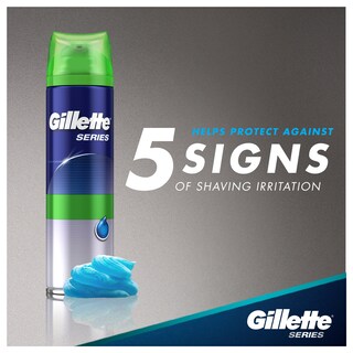 Foto 5 | Gel De Afeitar Gillette Series Sensitive Skin 207 Ml - Venta Internacional.