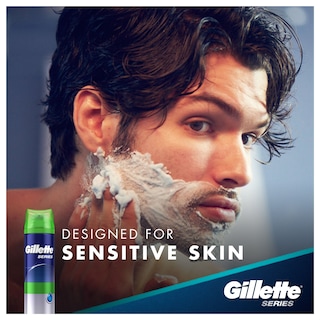 Foto 7 | Gel De Afeitar Gillette Series Sensitive Skin 207 Ml - Venta Internacional.